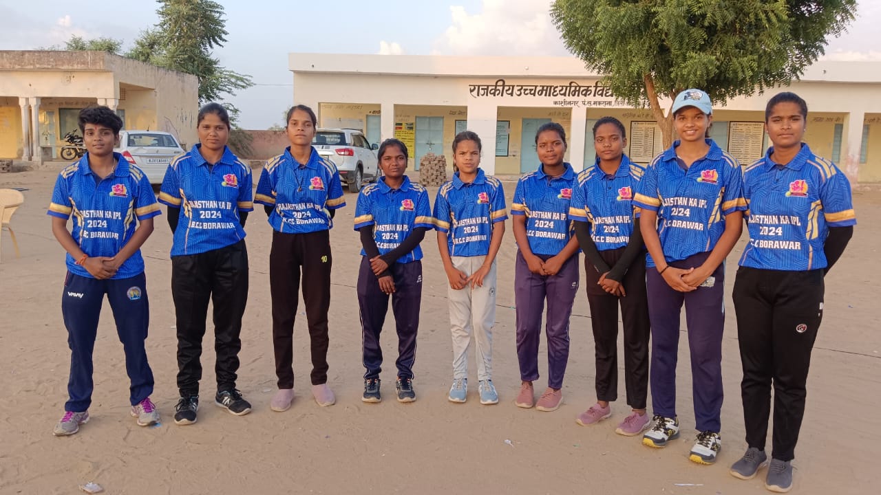 राजस्थान महिला टेनिस बॉल क्रिकेट लीग उदयपुर की खिलाड़ियों का शानदार प्रदर्शन