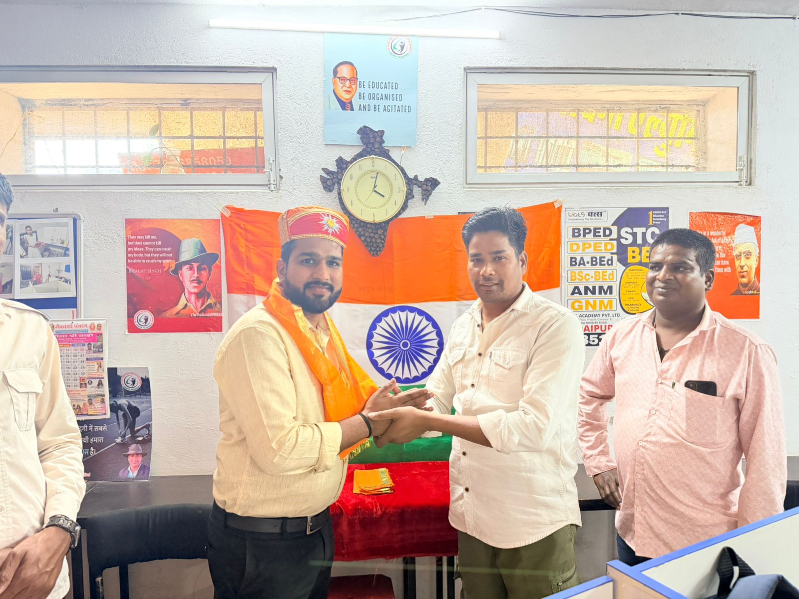 मेहनत को मिला मुकाम, प्रकाश गमेती के आरएएस बनने पर रखा स्वागत समारोह